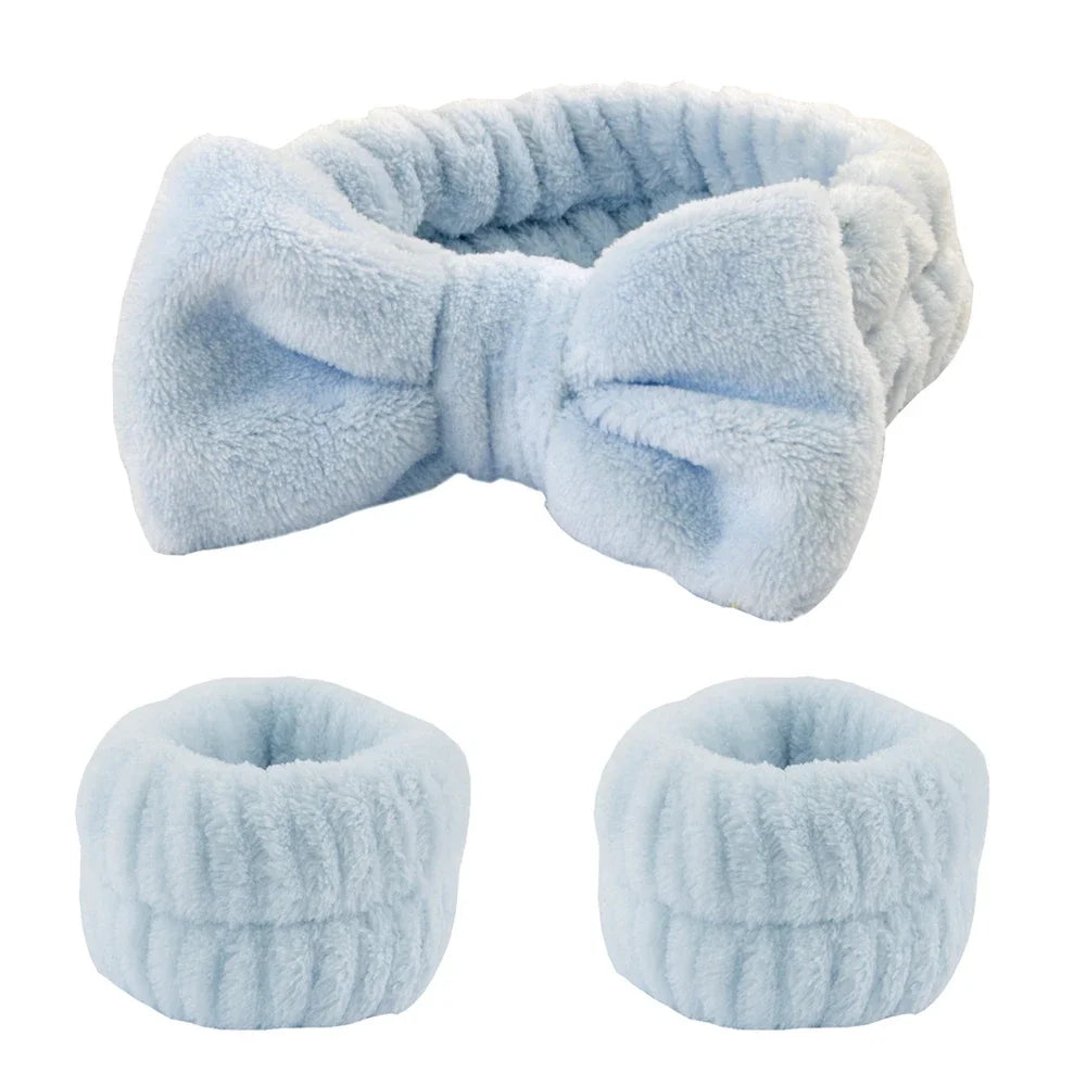 Cloud Care Spa Headband & Wristband Set