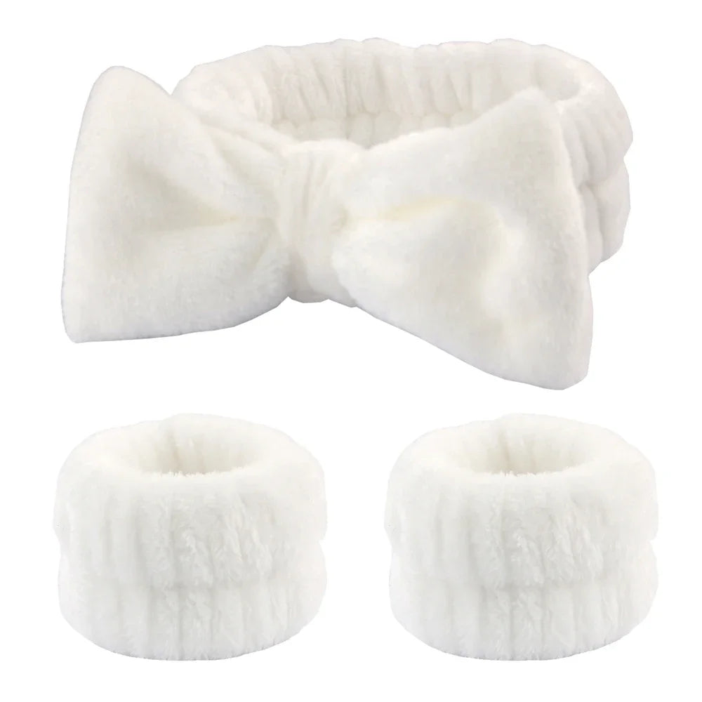 Cloud Care Spa Headband & Wristband Set