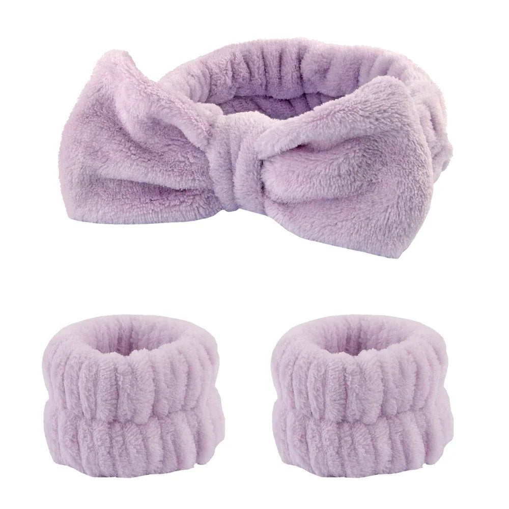Cloud Care Spa Headband & Wristband Set