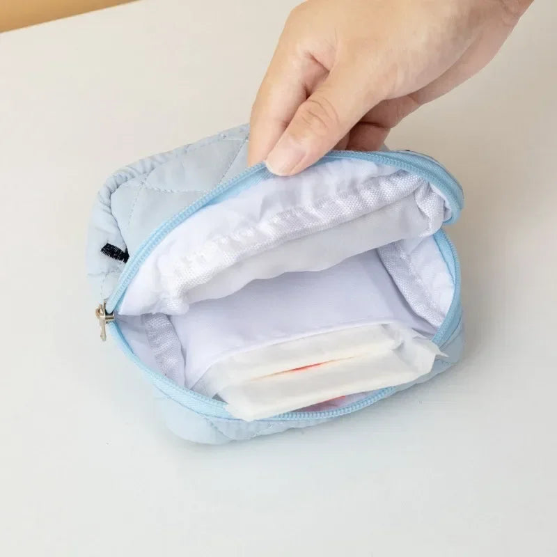 Blush Bow Feminine Essentials Pouch