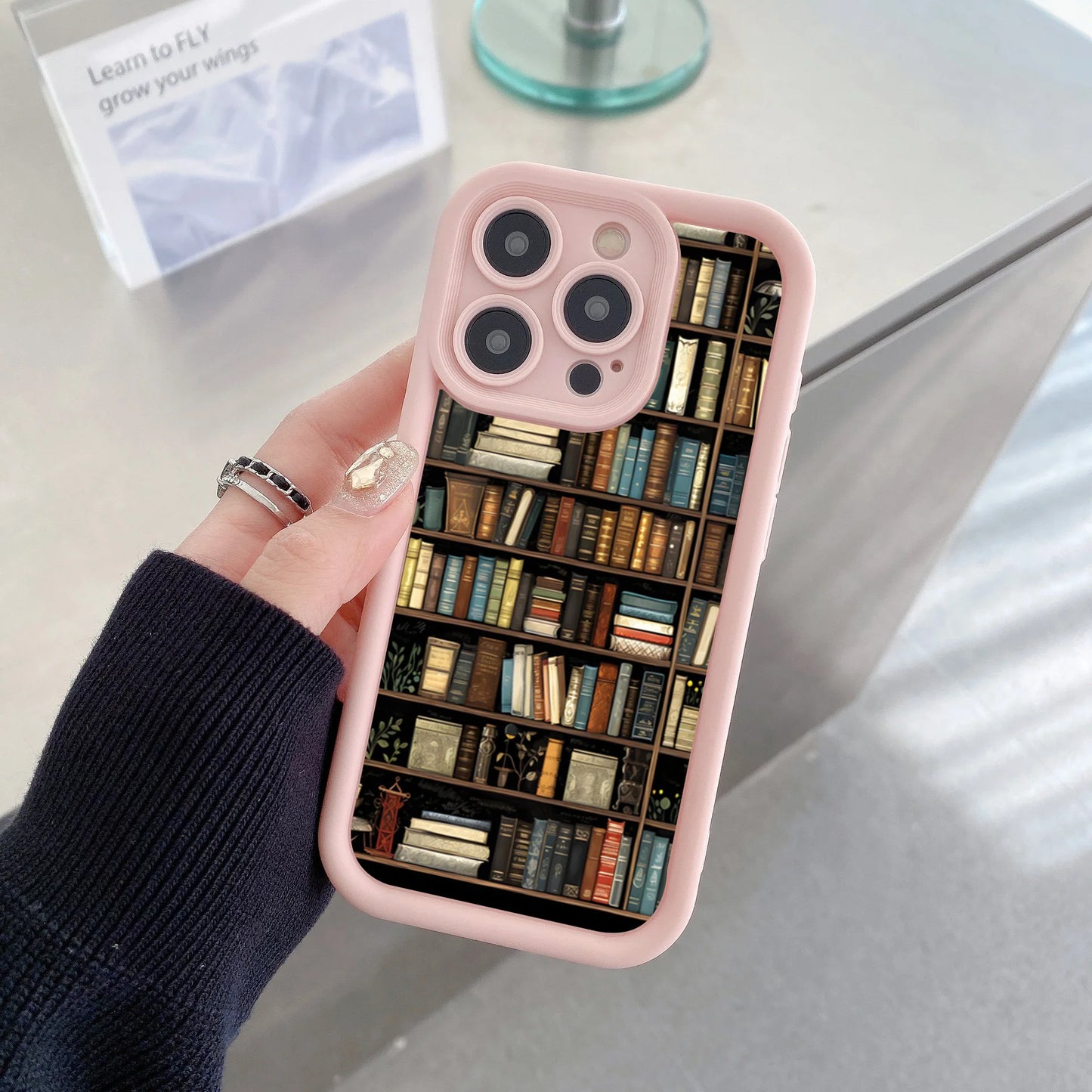 Midnight Library Bubble IPhone Case