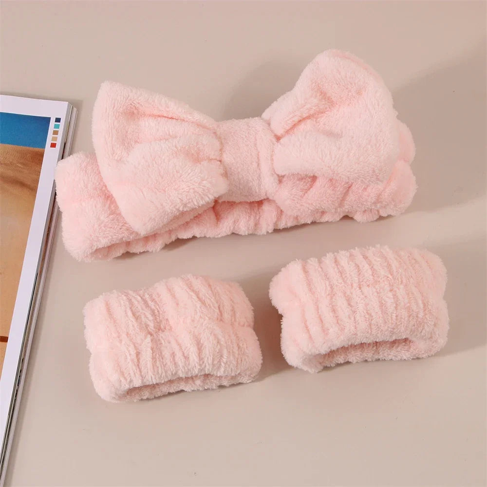 Cloud Care Spa Headband & Wristband Set