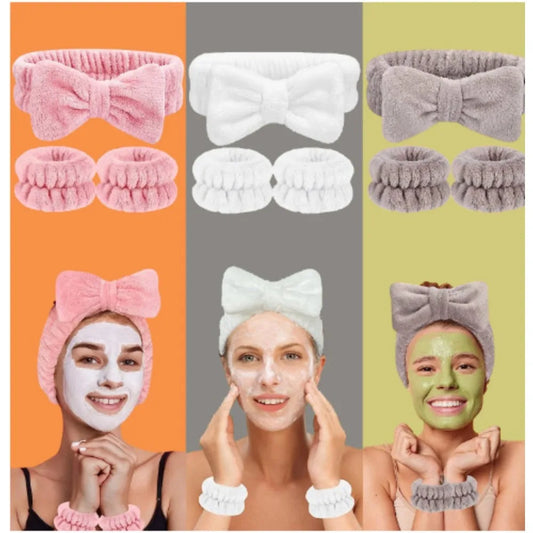 Cloud Care Spa Headband & Wristband Set