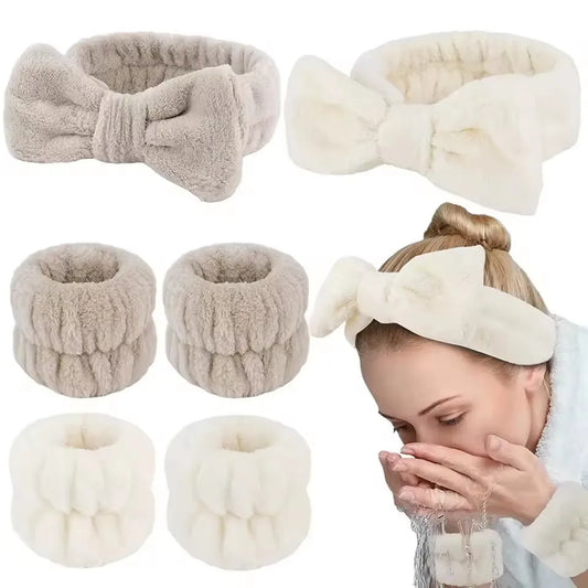 Cloud Care Spa Headband & Wristband Set