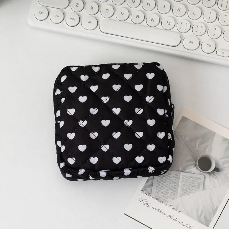 Blush Bow Feminine Essentials Pouch